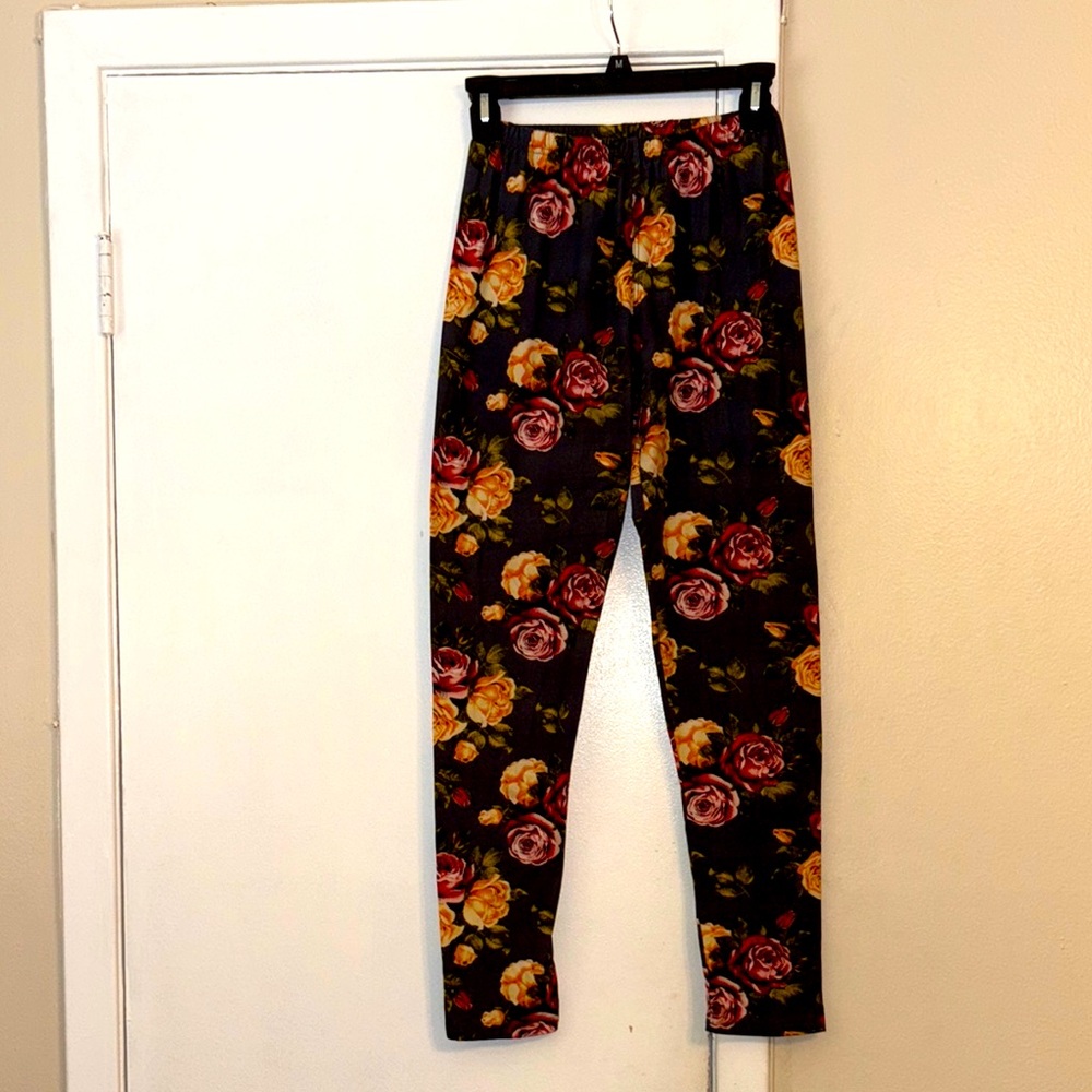 Floral Print Leggings